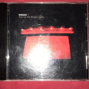 Interpol cd (turn on the bright lights album)